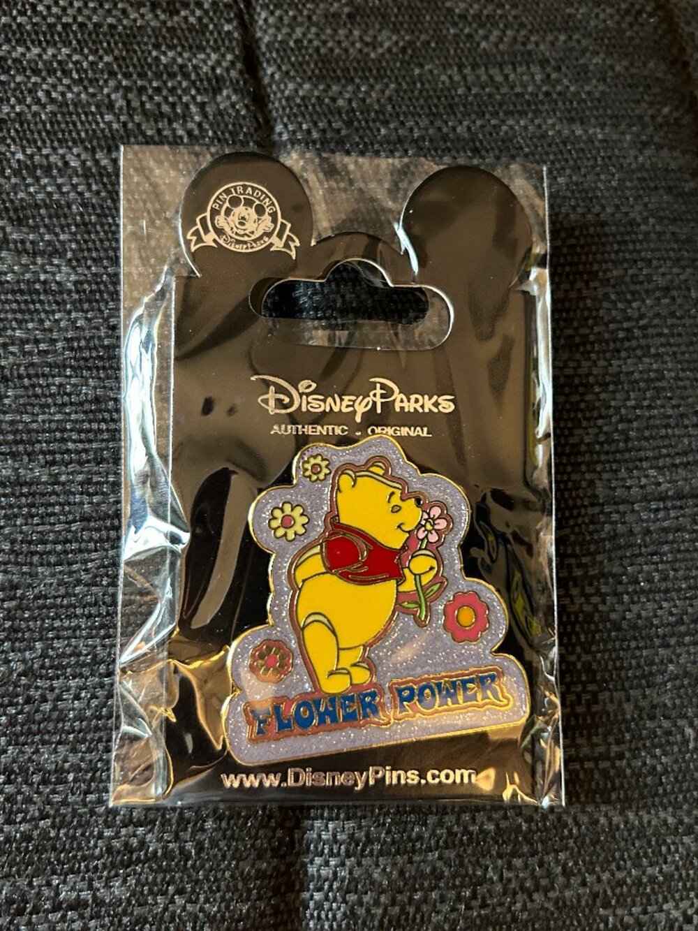 Disney Parks Authentic Original Pooh Flower Power Pin